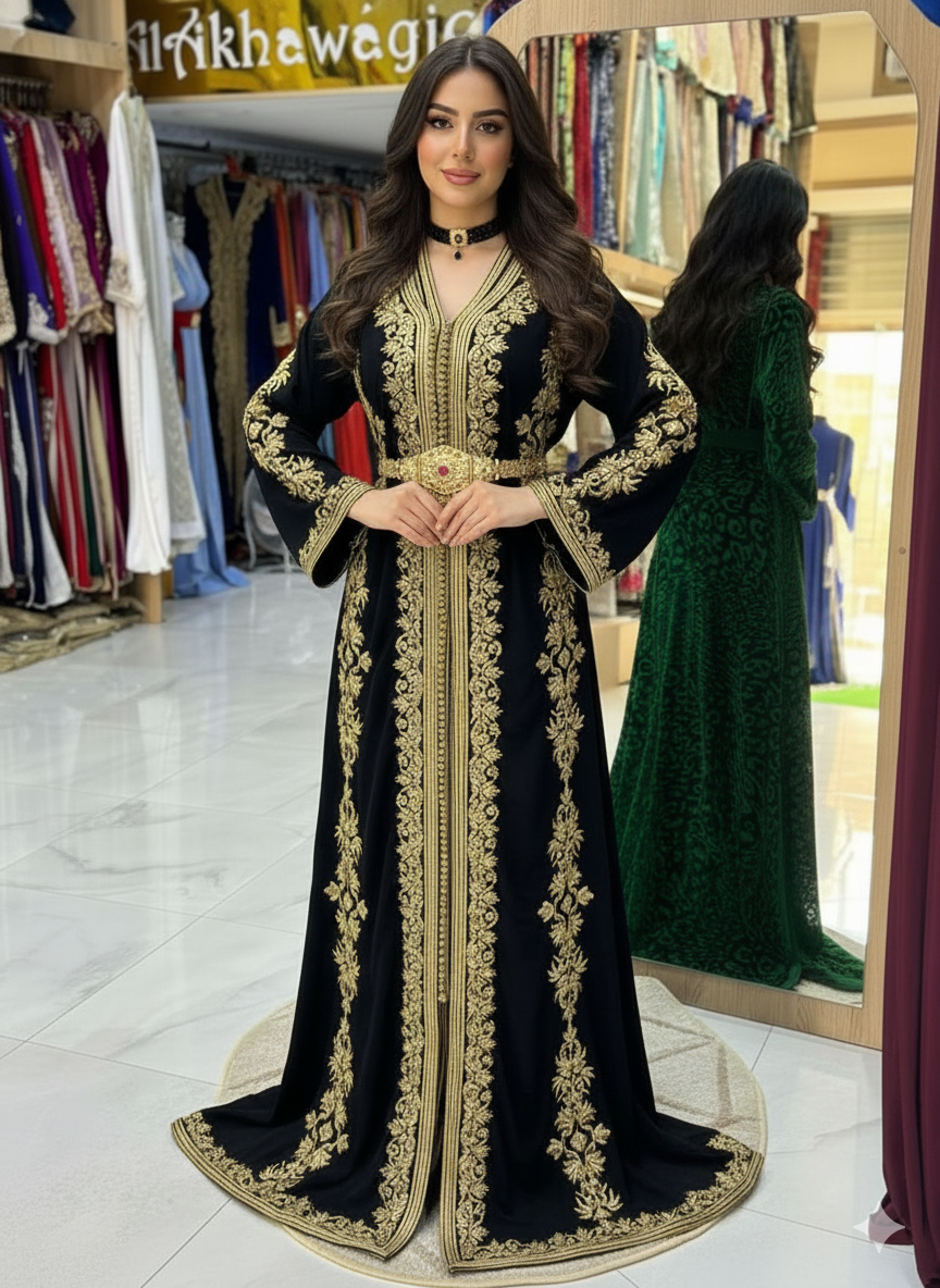 Hand-Crafted Royal Takchita - Exclusive Designer Look for Grand Occasions