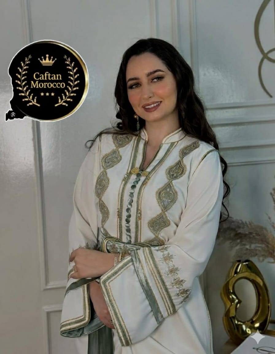 Luxury Moroccan Caftan (Caftan Marocain) - The Magic of Handmade Embroidery and Authentic Moroccan Quality.
