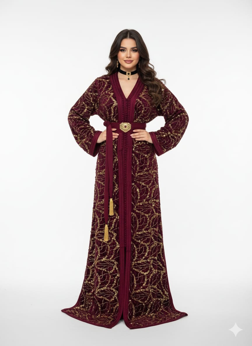 Hand-Crafted Royal Takchita - Exclusive Designer Look for Grand Occasions