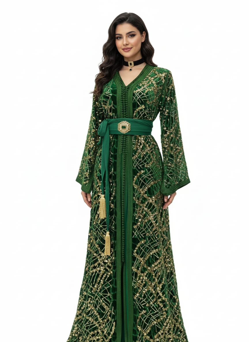 Hand-Crafted Royal Takchita - Exclusive Designer Look for Grand Occasions