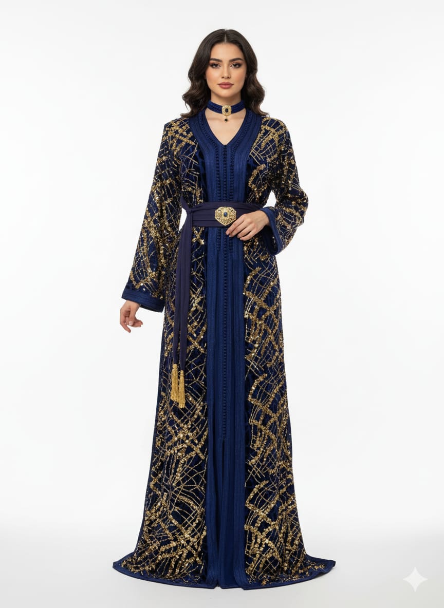 Hand-Crafted Royal Takchita - Exclusive Designer Look for Grand Occasions